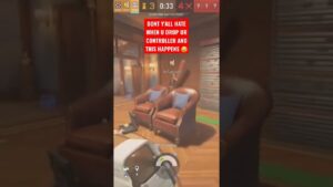 WHEN U DROP UR CONTROLLER...🤣(RAINBOW SIX SIEGE)#shorts