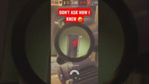 WHEN U TURN ON WALLHACKS...🤫(RAINBOW SIX SIEGE)#shorts