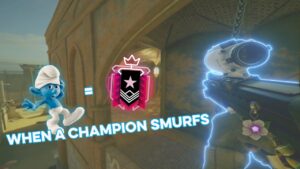 When A CHAMPION SMURFS Ranked Highlights - Rainbow Six Siege
