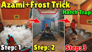 * 3 BILLION * IQ Bait Trick Using *Azami & Frost* To Get FREE KILLS - Rainbow Six Siege