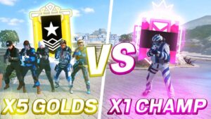 Can 1 Champion Beat 5 Golds in rainbow six siege
