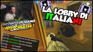 ITALIANI CI ACCUSANO di "CHEAT"! ( 100% ASSURDO ) | Rainbow Six: Siege ITA