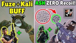 *NEW* Ash & Zofia Insane Recoil BUFF | Gadget Buff To Fuze & Kali - Rainbow Six Siege