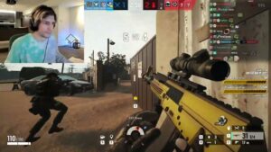 xQc Is Improving at Rainbow Six Siege
