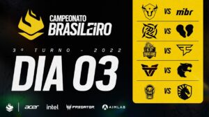 CAMPEONATO BRASILEIRO 2022 - 3° TURNO - PLAYDAY 3 - Rainbow Six Siege