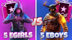 Can 5 Champion E-Girls Beat 5 Champion E-Boys In Rainbow Six Siege?
