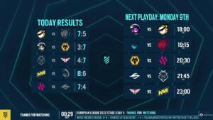 European League - Phase 3 : Playday #1