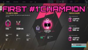 FIRST #1 BRUTAL SWARM CHAMPION IN THE WORLD : Ranked Highlights - Rainbow Six Siege Champion