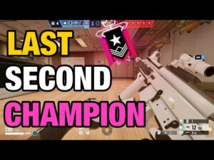 Hitting Champion with 1 Second Left in the Season - Rainbow Six Siege