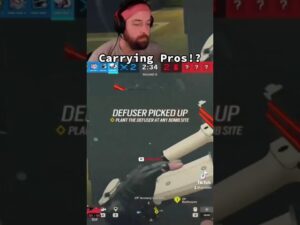 Carrying PROS!? - Rainbow Six Siege #r6s #shorts