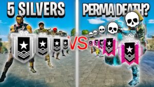 Champions With PERMA-DEATH VS 5 Silvers - Who Wins? - Rainbow Six Siege