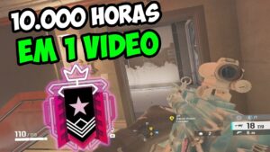 Como É Ter *10,000 HORAS* de Rainbow Six Siege...