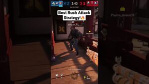 Fastest Rush Attack Strategy in R6 Siege 🥇 #shorts #rainbowsixsiege