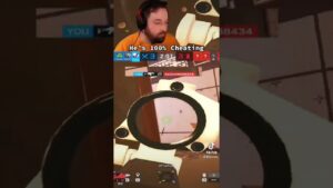 He's 100% Cheating! - Rainbow Six Siege #r6s #shorts