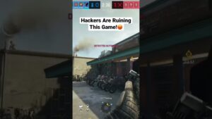 Playing Against Hackers in R6 Ranked Match 🤢 #shorts #rainbowsixsiege