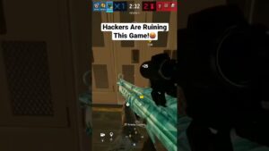 Playing Against Hackers in R6 Ranked Match 😡 #shorts #rainbowsixsiege
