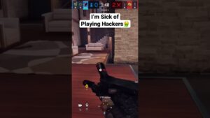 Playing Against Hackers in R6 Ranked Match 😡 #shorts #rainbowsixsiege