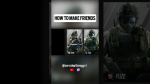 how to make friends... #shorts #rainbowsixsiege