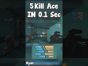 FASTEST *FIVE* Kills ACE in 0.1 Seconds - Rainbow Six Siege #shorts