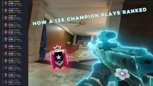 How A 12X CHAMPION PLAYS RANKED Ranked Highlights - Rainbow Six Siege