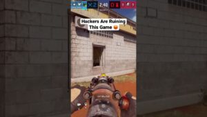 Playing Against Cheaters in R6 Ranked Match 🤢 #shorts #rainbowsixsiege