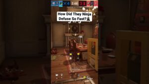The Most Insane Ninja Defuse in R6 Siege 🤯 #shorts #rainbowsixsiege