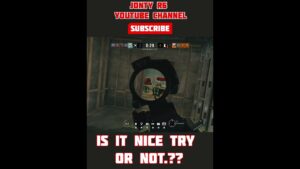 Is it NICE TRY or NOT.? | Rainbow Six Siege | #shorts | Gtx 1070