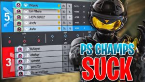 Playing TOXIC PS5 Champs In Rainbow Six Siege