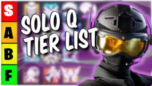 The Official Solo Q Operator Tier List! Solar Raid (Y7S4) - Rainbow Six Siege
