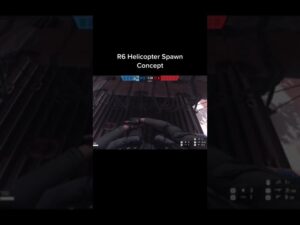 Helicopter SPAWN Gameplay R6#shorts #rainbowsixsiege #r6siege_video