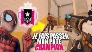 J'AI RÉUSSI À FAIRE PASSER MON POTE CHAMPION SUR LA ROUTE DU DIAMANT ! RAINBOW SIX SIEGE