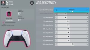 *NEW* BEST CONTROLLER SETTINGS/SENSITIVITY PS5/XBOX - Rainbow Six Siege Console Champion Gameplay