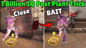 1 Billion IQ Smoke + Reinforce Post Plant Trick - Rainbow Six Siege