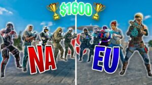 5 NA CHAMPS vs 5 EU CHAMPS! INSANE TOURNAMENT MATCH FOR $1600!