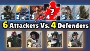 6 Attackers Team Vs 4 Defenders! What is Happening To Rainbow Six Siege!