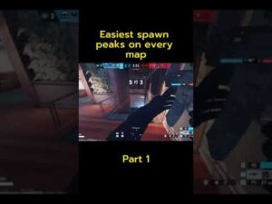 Best Spawn Peeks on EVERY MAP pt.1 #shorts #rainbowsixsiege #r6siege_video