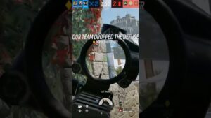 I Couldn't Even See Him?!?!? (Rainbow Six Siege) #shorts