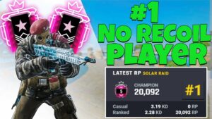 This Console Champion ACTUALLY Has NO RECOIL....HE'S #1  - RAINBOW SIX SIEGE