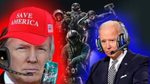 Trump and Biden and play Rainbow Six Siege...