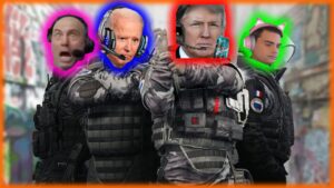 Trump meets Ben Shapiro and Joe Rogan on Rainbow Six Siege...