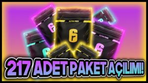 R6S 8. YILA ÖZEL 217 ADET PAKET AÇTIK! - Rainbow Six Siege