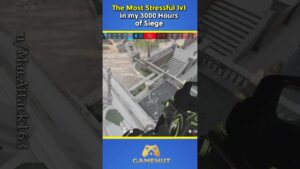 The Most Stressful 1v1 in Rainbow Six Siege #shorts