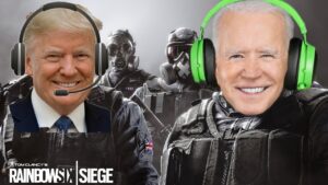 Trump and Biden play Rainbow Six Siege