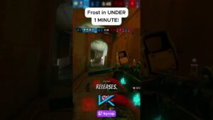 Frost is a _/10?! #shorts #rainbowsixsiege #siege #rainbow #r6s #ubisoftpartner #twitch #twitchclips