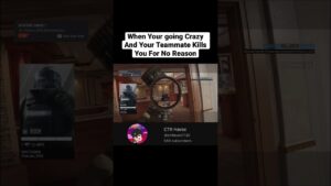 Tom Clancy’s Rainbow Six Siege Raging At My Stupid Teammate #rage #viral #fyp #rainbowsixsiege