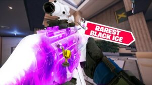 Using My RAREST Black Ice Skins In Rainbow Six Siege