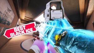 Using The RAREST Black Ice Skins In Rainbow Six Siege