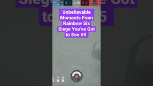 Unbelievable Moments From Rainbow Six Siege You've Got to See #5 #rainbowsixsiege #r6 #r6s #shorts