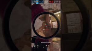 I switched to his head through the wall. Rainbow Six Siege