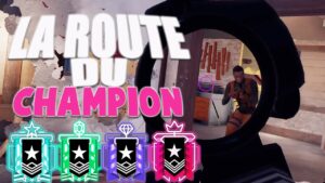 JE TABASSE DES CHAMPIONS SANS AUCUNE PITIÉ DANS CETTE NOUVELLE ROUTE DU CHAMPION ! RAINBOW SIX SIEGE